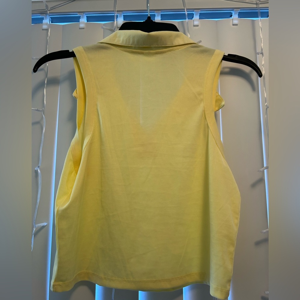 Yellow Collared Tank - Picture 2 of 3